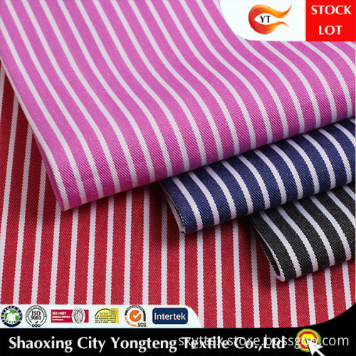 Woven Stripe Fabric For Office Shirt